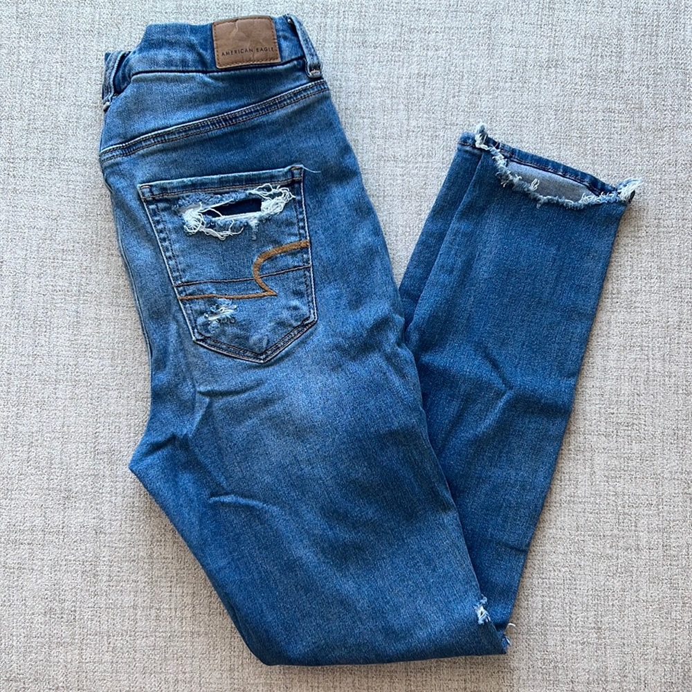 AE Curvy High Rise Skinny Jeans